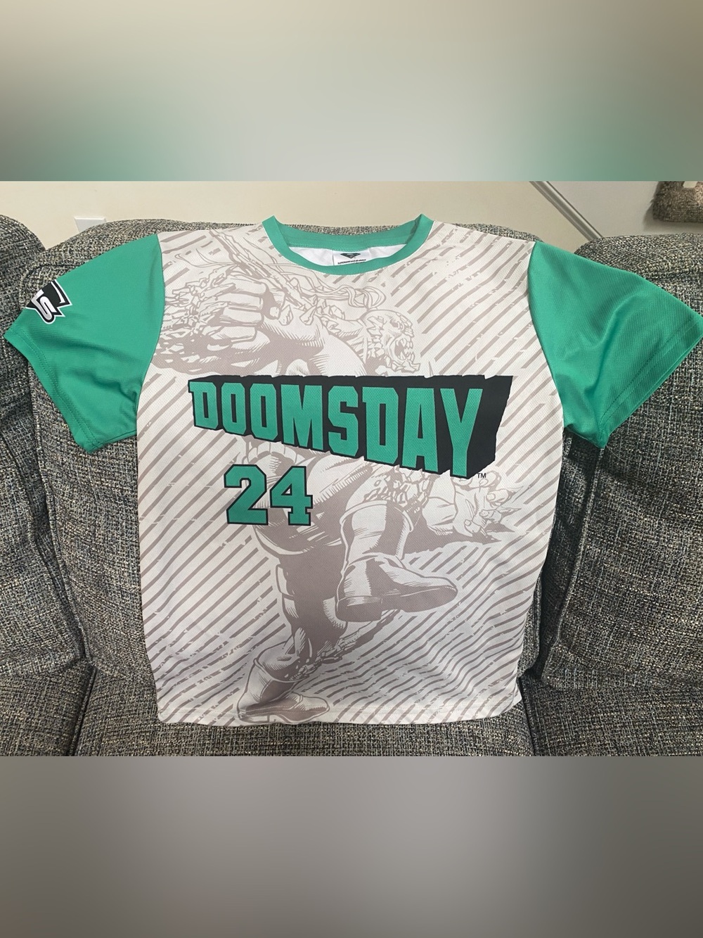 3/$15 - DC Comics Doomsday Short Sleeve Shirt, Size Youth X-Large
